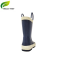 Printed Waterproof Rain Boots with Collar  for Boy